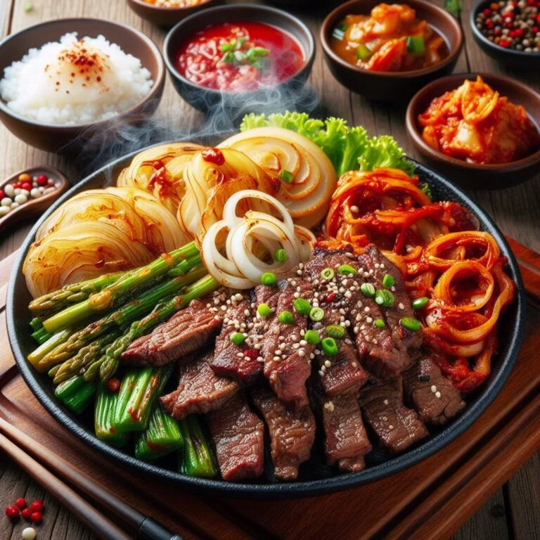Churrasco Coreano: Bulgogi e Kimchi