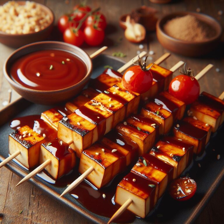 Espetinho de Tofu