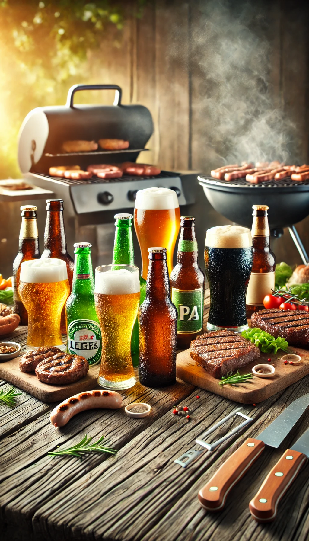 Melhores Bebidas para Churrasco: Guia Completo de Harmonização 1 Cerveja gelada, uma das bebidas para churrasco mais pedidas