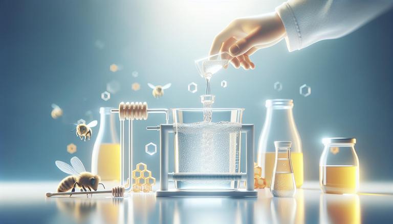 Clarificado - Clarificado é um processo utilizado para remover impurezas e partículas suspensas em líquidos, especialmente bebidas, como sucos e vinhos, tornando-os mais límpidos e puros. - Um churras - Imagem gerada por IA