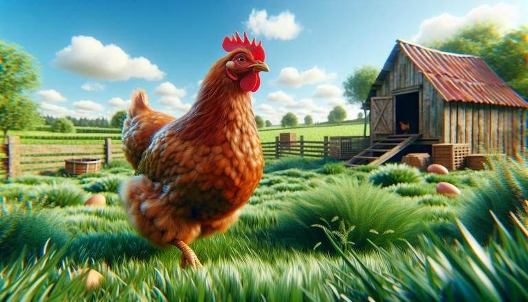 Galinha - Galinha é uma ave domesticada, pertencente à espécie Gallus gallus domesticus, criada principalmente para produção de ovos e carne. Existem diversas raças, cada uma com características específicas. - Um churras - Imagem gerada por IA