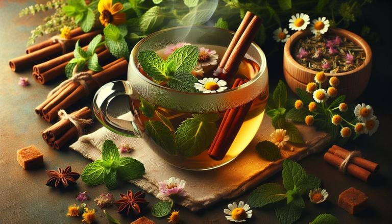 Infusão - Infusão é um método de extração de sabor e aroma de ingredientes solúveis, como ervas, especiarias ou frutas, ao mergulhá-los em um líquido quente, geralmente água, durante um período determinado. - Um churras - Imagem gerada por IA