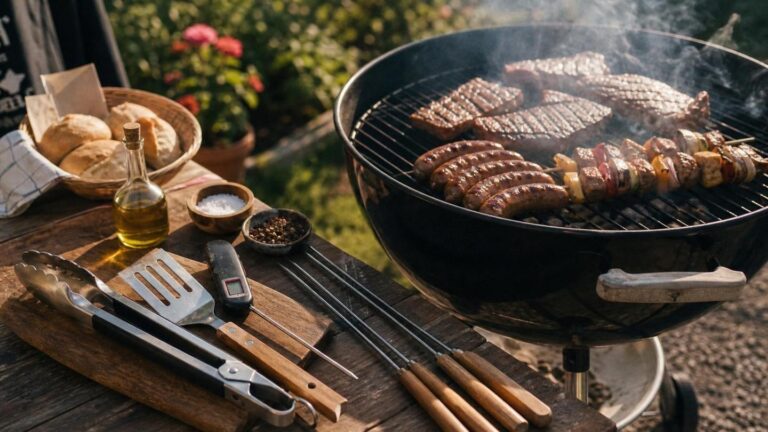 Acessórios para Churrasco: Guia Completo - Um churras - Imagem gerada por IA