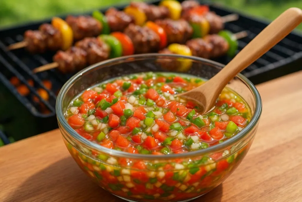 vinagrete, molho para churrasco, acompanhamento