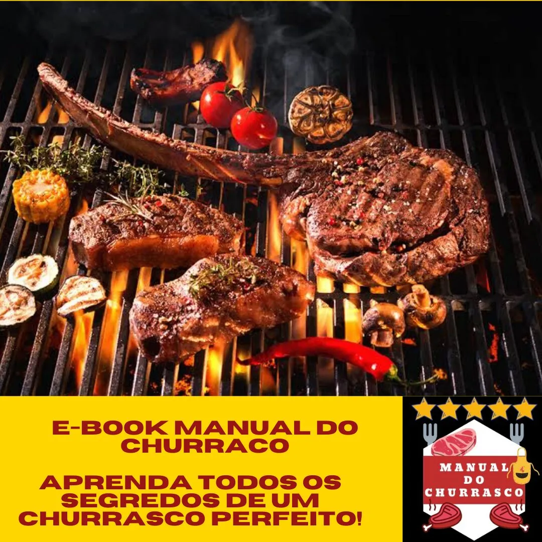 Manual do Churrasco 9 Capa manual do churrasco