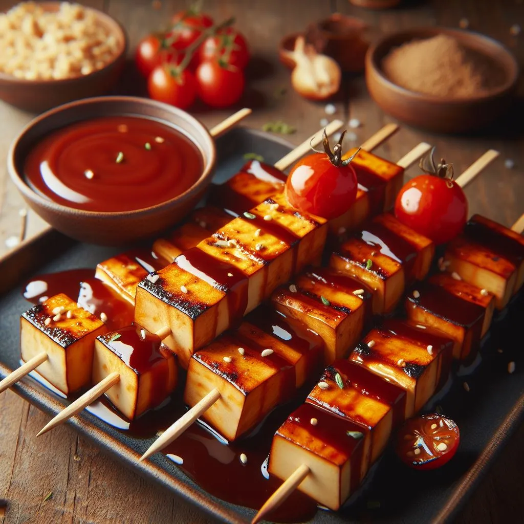 Espetinho de Tofu
