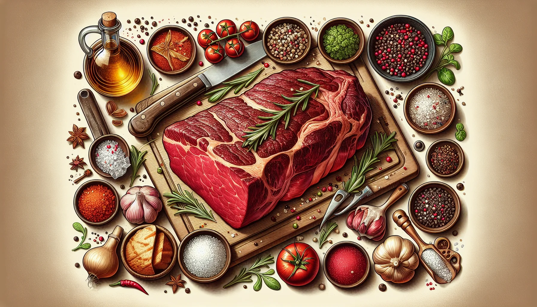 Coração de Alcatra é Bom para Churrasco? Sim, Veja Como Fazer 2 Alcatra bovina crua antes de ser dividida em picanha, maminha e coração