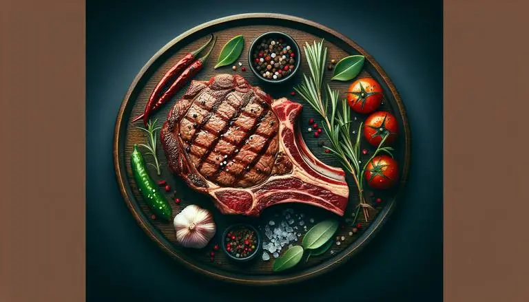 O contrafilé é um tipo de corte de carne bovina localizado na parte traseira do animal, ao lado da coluna vertebral. É conhecido por sua suculência e maciez, sendo ideal para grelhar ou assar. (imagem gerada com inteligência artificial)