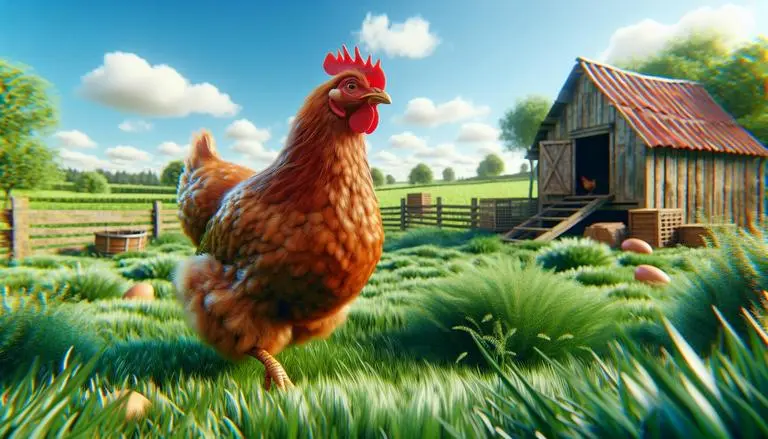 Galinha - Galinha é uma ave domesticada, pertencente à espécie Gallus gallus domesticus, criada principalmente para produção de ovos e carne. Existem diversas raças, cada uma com características específicas. - Um churras - Imagem gerada por IA