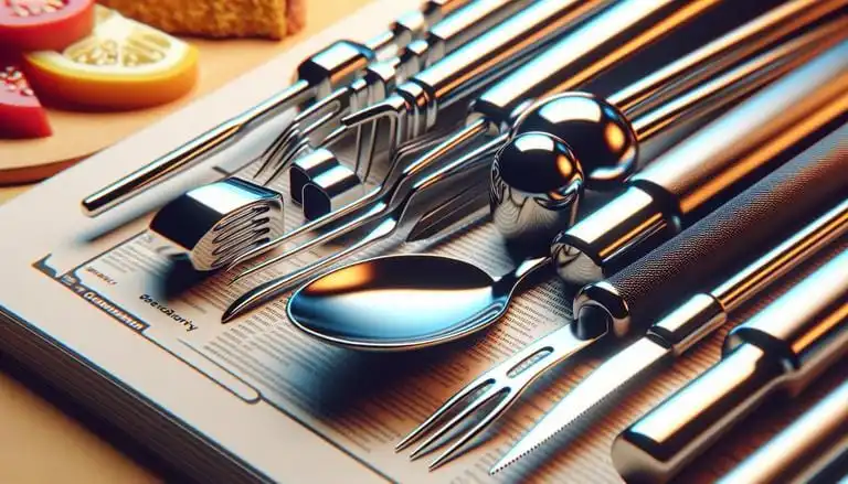 Inox - Inox, ou aço inoxidável, é uma liga de ferro e cromo, às vezes enriquecida com níquel e molibdênio, que possui alta resistência à oxidação e corrosão. - Um churras - Imagem gerada por IA