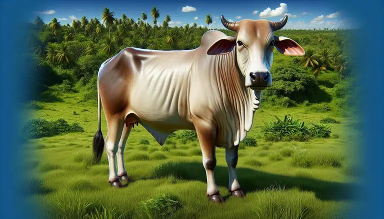 Zebu - Zebu é uma raça de bovinos de origem indiana, conhecida por suas características distintas como a corcova, orelhas grandes e a pele solta no pescoço. É adaptada para climas tropicais e resistente a doenças. - Um churras - Imagem gerada por IA