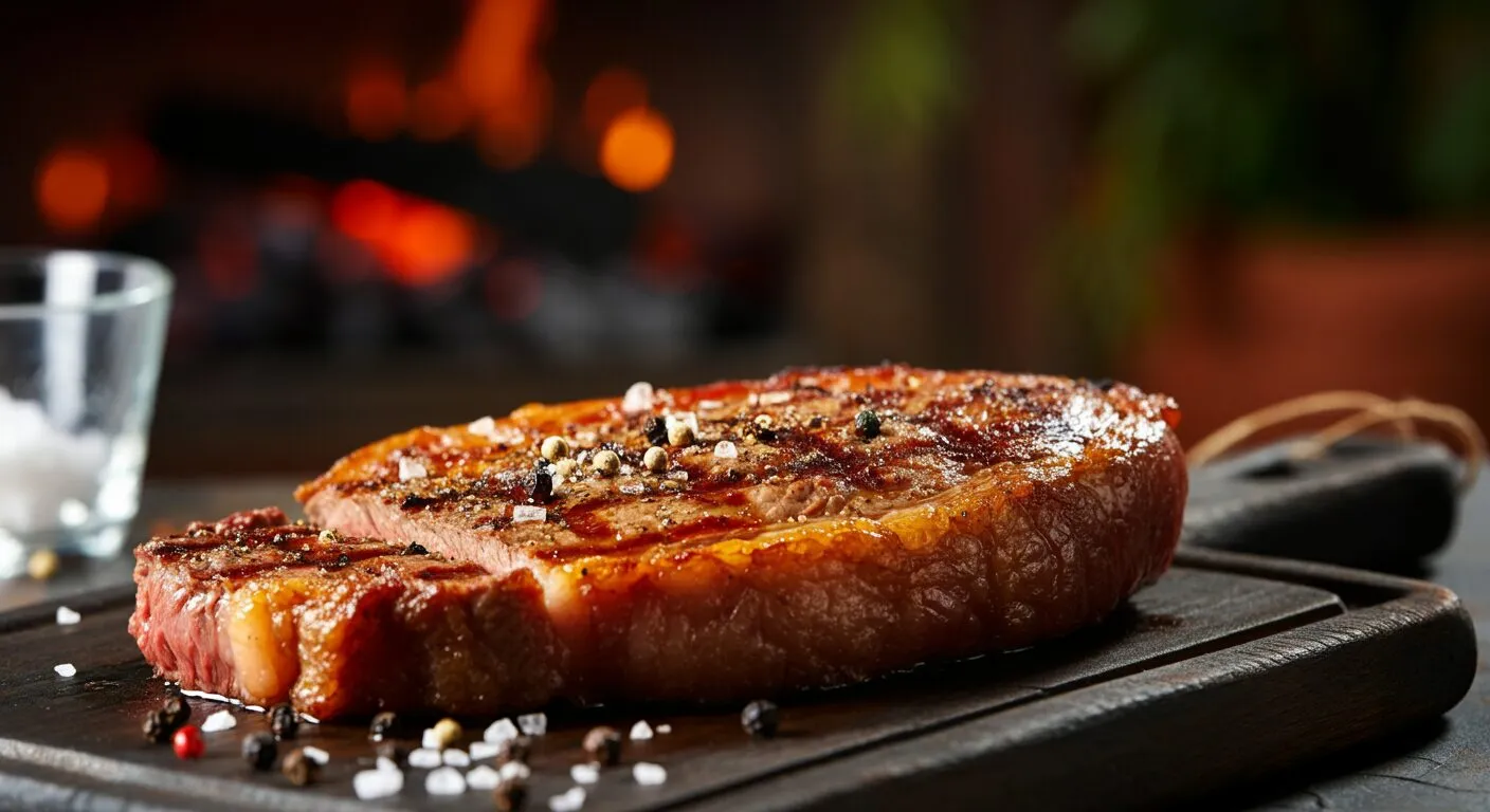 Coração de Alcatra é Bom para Churrasco? Sim, Veja Como Fazer 3 Coração de alcatra fatiado contra a fibra depois do descanso