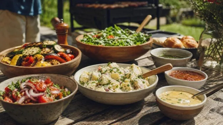 Acompanhamentos para churrasco: 7 receitas ideais - Um churras - Imagem gerada por IA