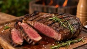 Bife Perfeito: Como Escolher e Preparar - Um churras - Imagem gerada por IA