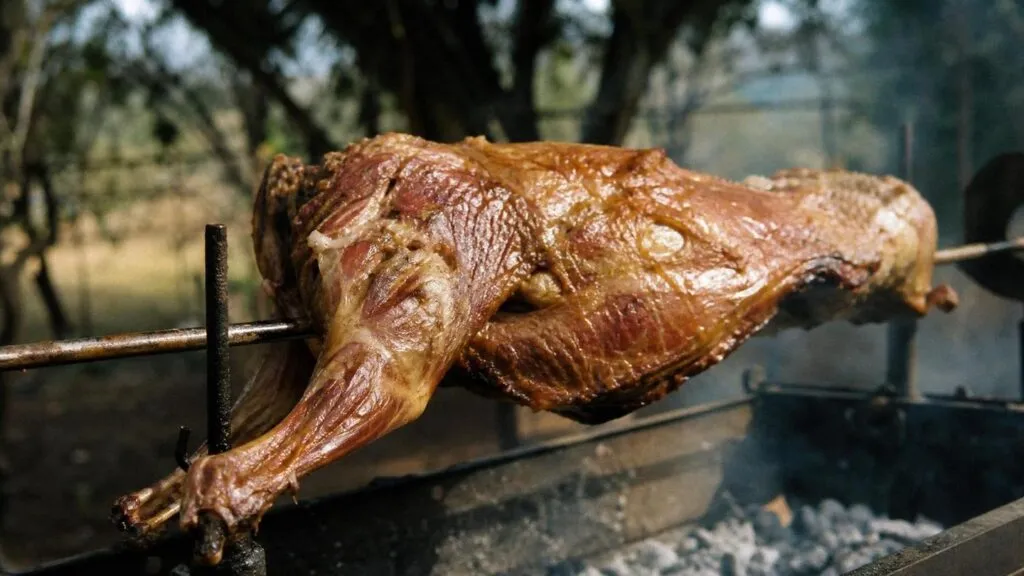 Churrasco de Cordeiro: Guia Completo para Acertar - Um churras - Imagem gerada por IA