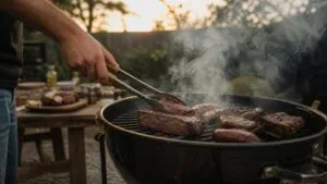 Defumacao para iniciantes: guia essencial - Um churras - Imagem gerada por IA